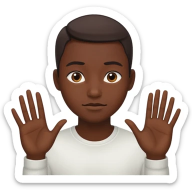 🥷🏽🧏🏻Melange entre deux position sticker