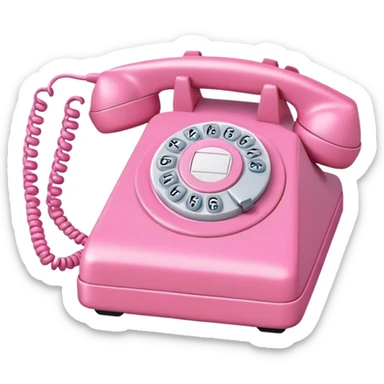 A hand holding a pink preppy phone 16 pro sticker