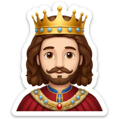 king charles sticker
