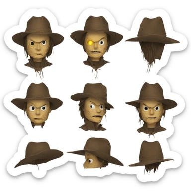 Batman Begins Scarecrow sticker