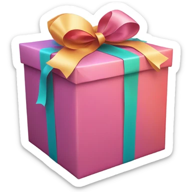 birthday gift sticker