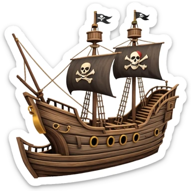 Pirate Ship Ride sticker