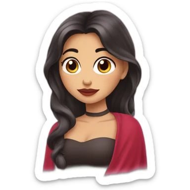 Elena coeur amour bisou sticker