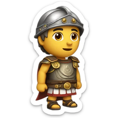 Ancient Roman soldier sticker