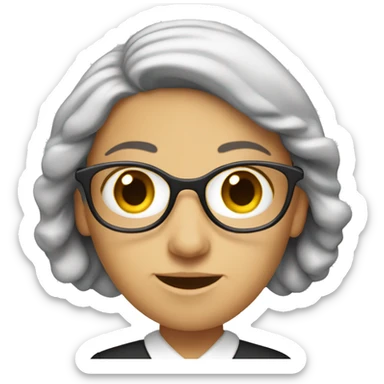 Jewish woman accountant sticker