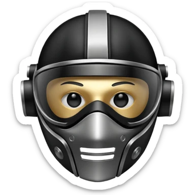 fencer mask sticker