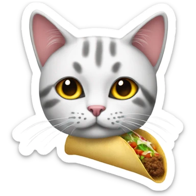 Make me a taco cat sticker