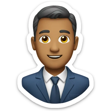 Create a picture of an insurance agent sticker