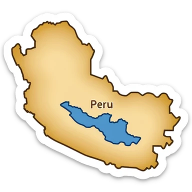I want that you generate an correct Peru map emoji sticker