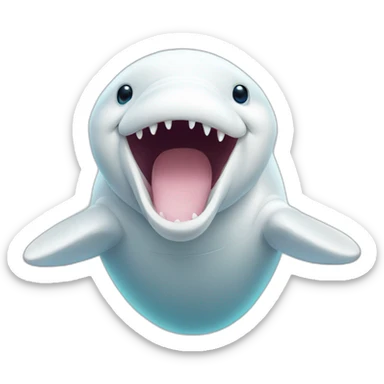 Beluga sticker