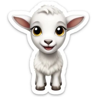 baby goat sticker