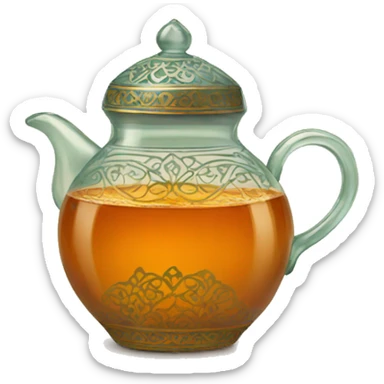 moroccan tea sticker