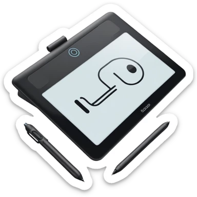 wacom drawing tablet sticker