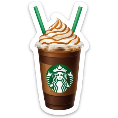 Starbucks iced coffee with Dubai chivalry bar with green filling and burn Khalifa  sticker