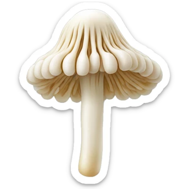 realitic enoki mushroom sticker