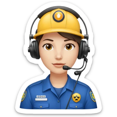 Emergency Dispatcher. sticker