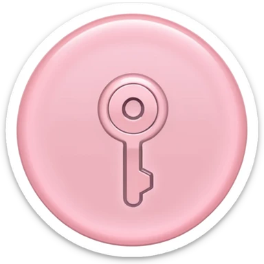 light pale pink alt key sticker