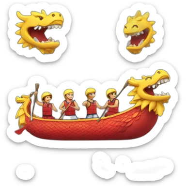 dragon boat sticker