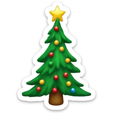 Chrismas tree  sticker
