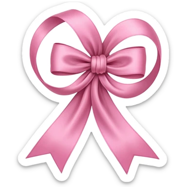 Pink ribbon sticker