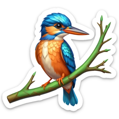 Kingfisher sticker