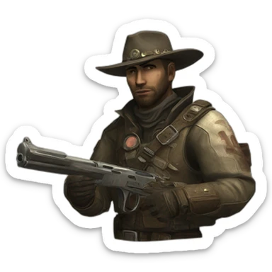 Fallout new vegas ncr ranger sticker