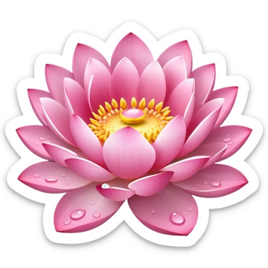 Lotus sticker