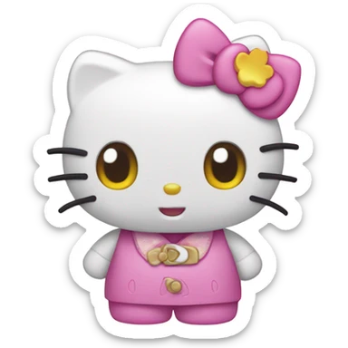 Hello-kitty hello-kitty sticker