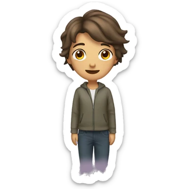 Una persona pidiendo por favor sticker