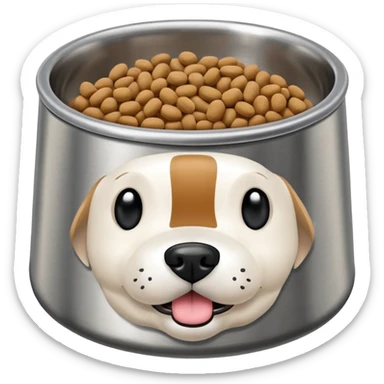 dog food bowl

 sticker
