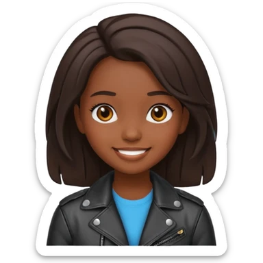 A cute baddie girl sticker