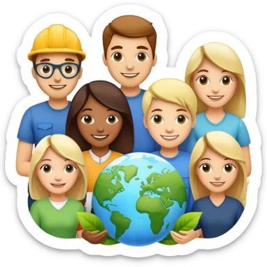 Sustainable start up sticker