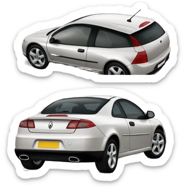 One Renault Laguna Coupe V6 sticker