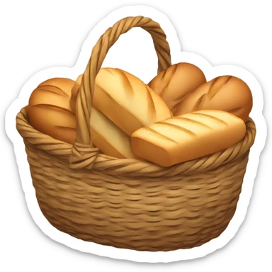 basket of bread sticker