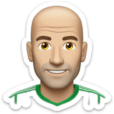 Zinedine Zidane sticker