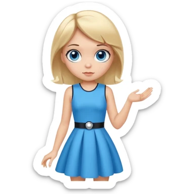 Bubbles Powerpuff Girls sticker