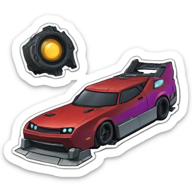 megas xlr8 sticker sticker