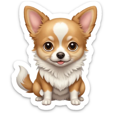 Chihuahua blanca sticker
