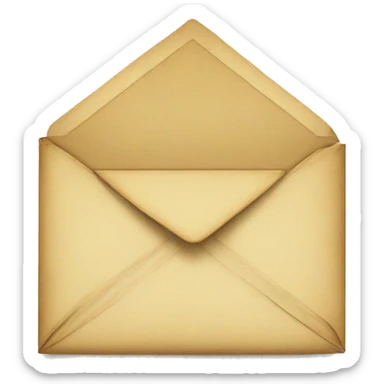 Vintage envelope sticker