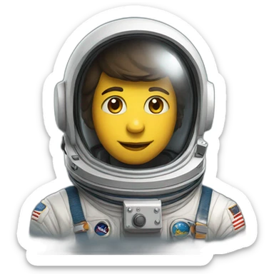 cosmonaut sticker