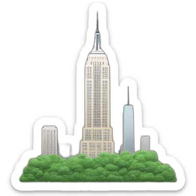 Empire State Building add bicyclist sticker