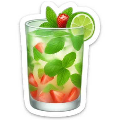 Mojito fresa sticker