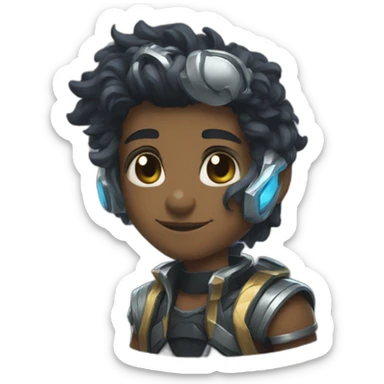 Senna from League of Legends sticker