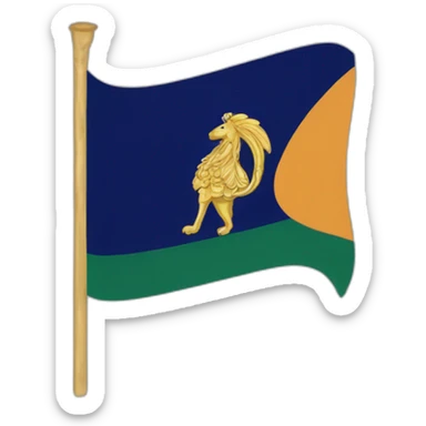 deccan legion flag sticker