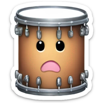 Kirby drums sticker