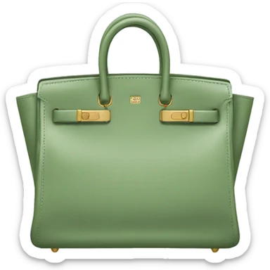 sage green birkin bag sticker