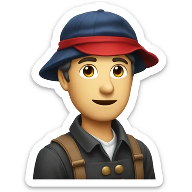 French Béret sticker