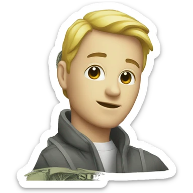 10000 US Dollars sticker