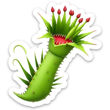 venus flytrap sticker