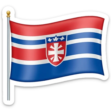 Flag emoji of the Slovak state 1939-1945 sticker